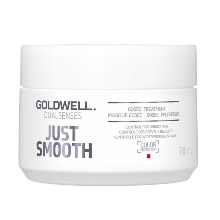 Goldwell Dualsenses Just Smooth 60 sec Treatment Mask 200ml i gruppen SKÖNHET & HÄLSA / Hår & Styling / Hårvårdsprodukter / Hårinpackning hos TP E-commerce Nordic AB (A10941)