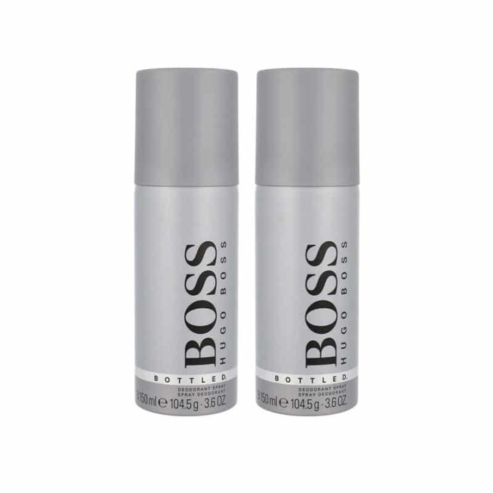 Hugo Boss 2-pack Hugo Boss Bottled Deo Spray 150ml i gruppen SKÖNHET & HÄLSA / Doft & Parfym / Deodorant / Deo för honom hos TP E-commerce Nordic AB (A10984)