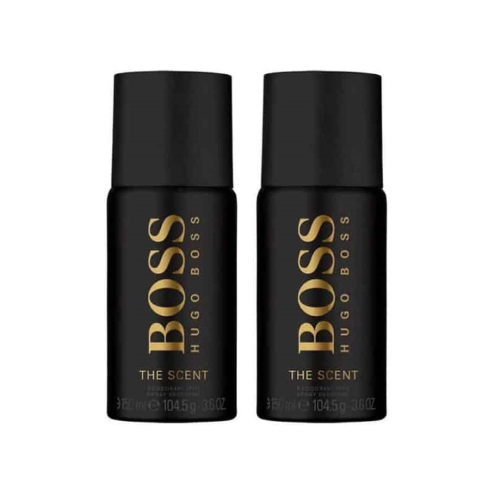 2-pack Hugo Boss The Scent Deo Spray 150ml i gruppen SKÖNHET & HÄLSA / Doft & Parfym / Deodorant / Deo för honom hos TP E-commerce Nordic AB (A10986)