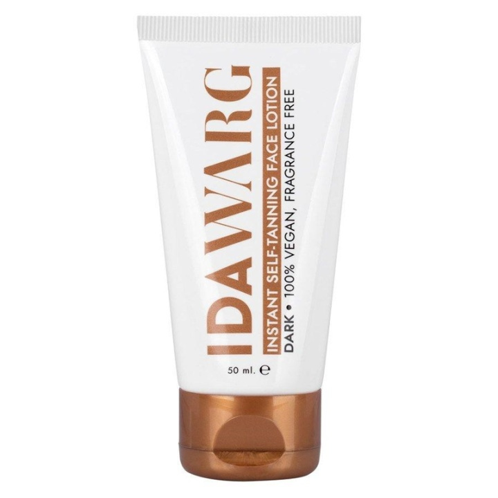 Ida Warg Instant Self Tanning Face Lotion Dark 50ml i gruppen SKÖNHET & HÄLSA / Hudvård / Solskydd & Tanning / Brun utan sol hos TP E-commerce Nordic AB (A11033)