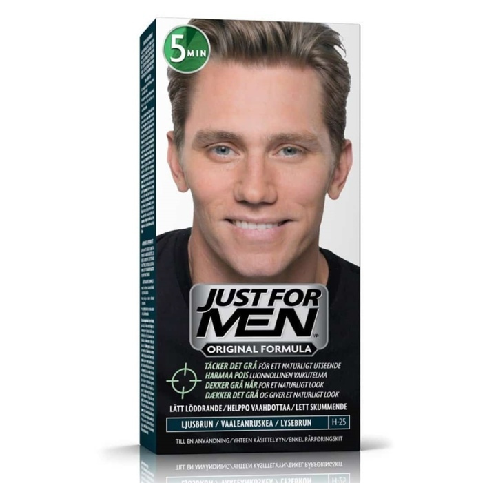 Just for men Original Formula - Light Brown H25 i gruppen SKÖNHET & HÄLSA / Hår & Styling / Skäggvård / Skäggfärg hos TP E-commerce Nordic AB (A11119)