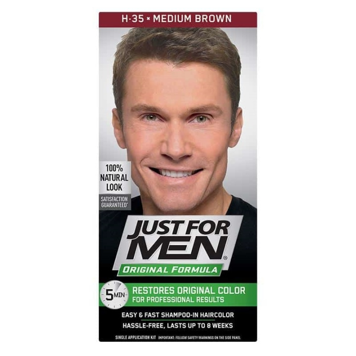Just for men Original Formula - Medium Brown H35 i gruppen SKÖNHET & HÄLSA / Hår & Styling / Skäggvård / Skäggfärg hos TP E-commerce Nordic AB (A11120)