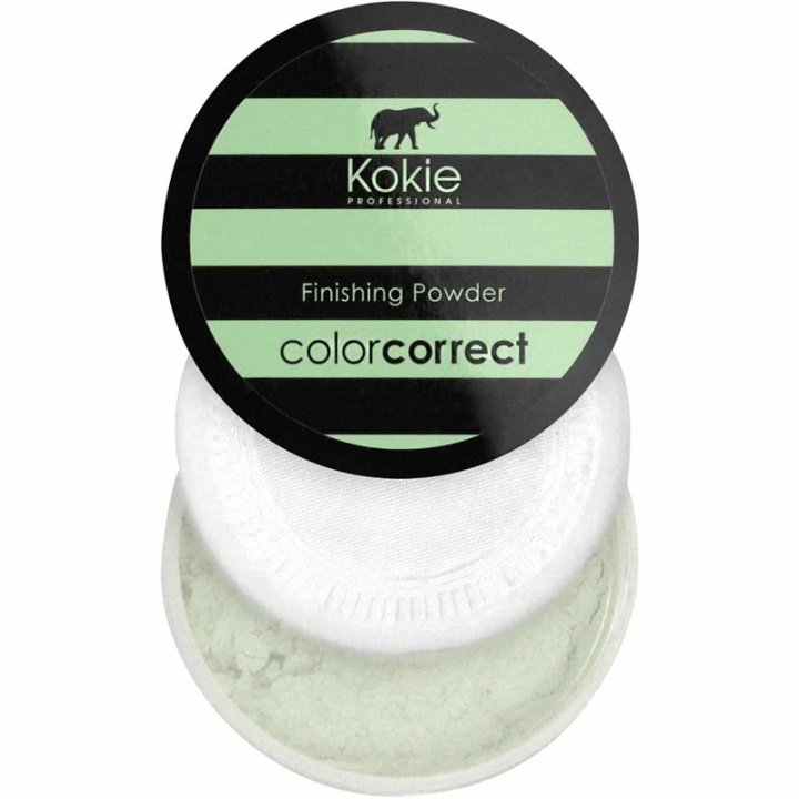 Kokie Cosmetics Kokie Color Correct Setting Powder - Green Redness Correction i gruppen SKÖNHET & HÄLSA / Makeup / Basmakeup / Puder hos TP E-commerce Nordic AB (A11188)