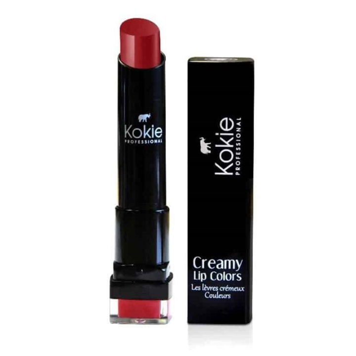Kokie Cosmetics Kokie Creamy Lip Color Lipstick - Kokie Red i gruppen SKÖNHET & HÄLSA / Makeup / Läppar / Läppstift hos TP E-commerce Nordic AB (A11200)