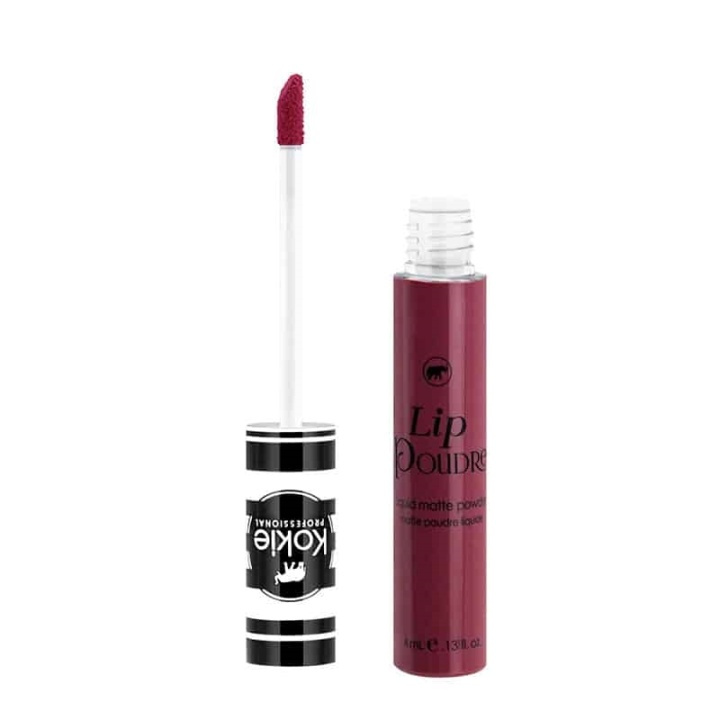 Kokie Cosmetics Kokie Lip Poudre Liquid Matte Powder - Claret i gruppen SKÖNHET & HÄLSA / Makeup / Läppar / Läppstift hos TP E-commerce Nordic AB (A11378)