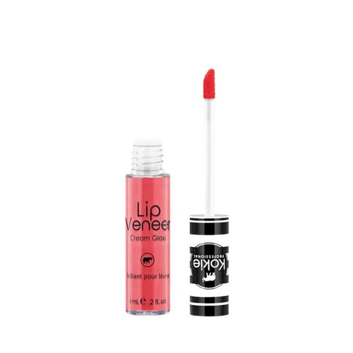 Kokie Lip Veneer Cream Lip Gloss - Tickled Pink i gruppen SKÖNHET & HÄLSA / Makeup / Läppar / Läppglans & Plumper hos TP E-commerce Nordic AB (A11404)