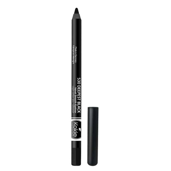 Kokie Cosmetics Kokie Velvet Smooth Eyeliner - Deepest Black i gruppen SKÖNHET & HÄLSA / Makeup / Ögon & Ögonbryn / Eyeliner / Kajal hos TP E-commerce Nordic AB (A11555)