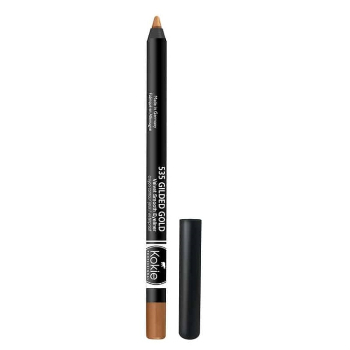 Kokie Cosmetics Kokie Velvet Smooth Eyeliner - Gilded Gold i gruppen SKÖNHET & HÄLSA / Makeup / Ögon & Ögonbryn / Eyeliner / Kajal hos TP E-commerce Nordic AB (A11558)