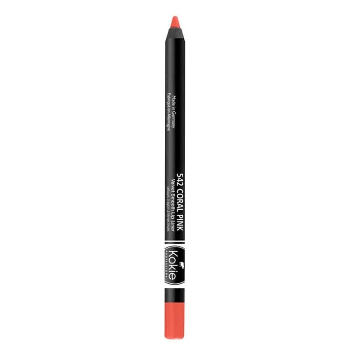 Kokie Velvet Smooth Lip Liner - Coral Pink i gruppen SKÖNHET & HÄLSA / Makeup / Läppar / Läppenna hos TP E-commerce Nordic AB (A11563)