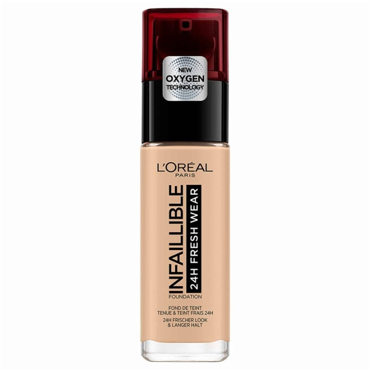 L\'Oreal LOréal Paris Infallible 32H Fresh Wear 125 Natural Beige 30ml i gruppen SKÖNHET & HÄLSA / Makeup / Basmakeup / Foundation hos TP E-commerce Nordic AB (A11663)
