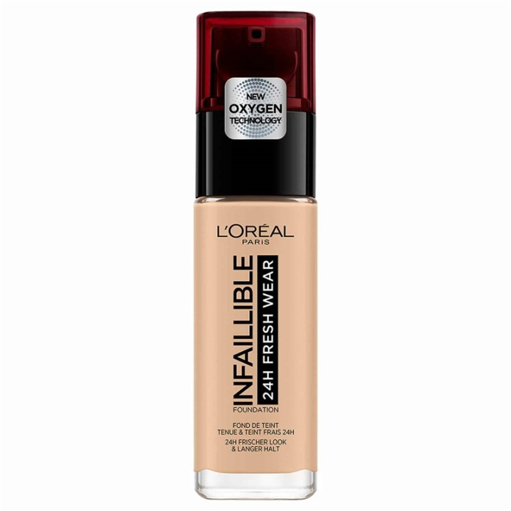 LOreal Paris Infallible 24H Fresh Wear 125 Natural Rose 30ml i gruppen SKÖNHET & HÄLSA / Makeup / Basmakeup / Foundation hos TP E-commerce Nordic AB (A11663)