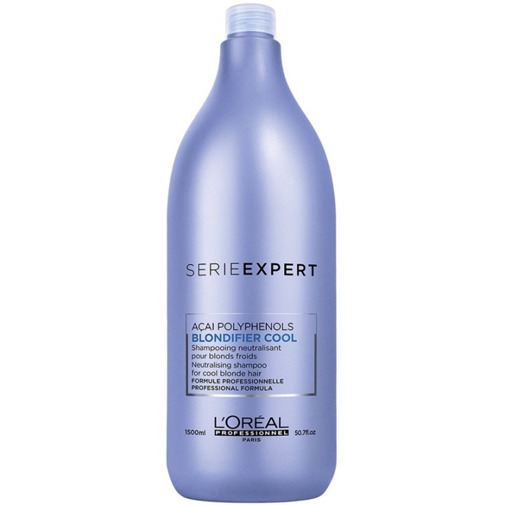 L\'Oreal Serie Expert Blondifier Cool Shampoo 1500ml i gruppen SKÖNHET & HÄLSA / Hår & Styling / Hårvårdsprodukter / Schampo hos TP E-commerce Nordic AB (A11673)