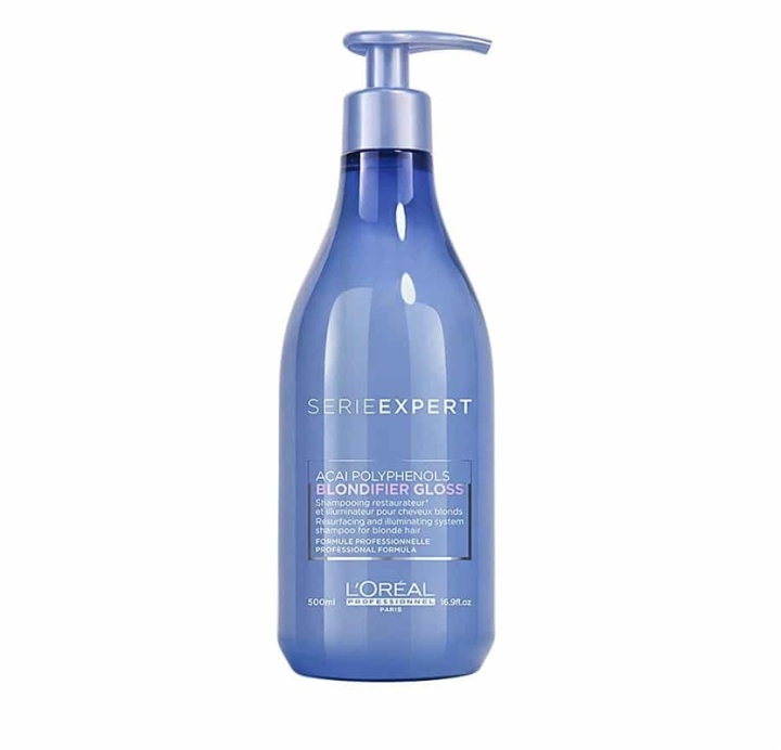 L\'Oreal Serie Expert Blondifier Gloss Shampoo 500ml i gruppen SKÖNHET & HÄLSA / Hår & Styling / Hårvårdsprodukter / Schampo hos TP E-commerce Nordic AB (A11677)
