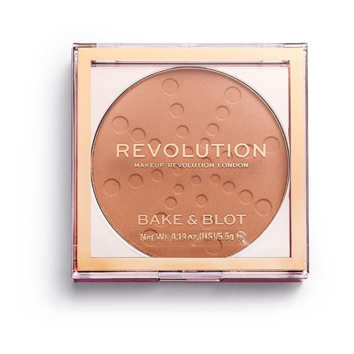 Makeup Revolution Bake & Blot - Peach i gruppen SKÖNHET & HÄLSA / Makeup / Basmakeup / Puder hos TP E-commerce Nordic AB (A11733)