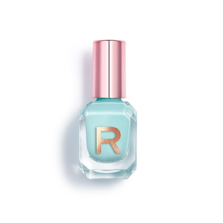 Makeup Revolution High Gloss Nail Polish 10ml - Aqua i gruppen SKÖNHET & HÄLSA / Manikyr/Pedikyr / Nagellack hos TP E-commerce Nordic AB (A11871)