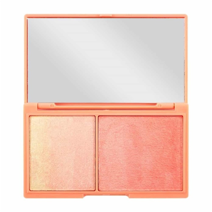 Makeup Revolution I Heart Revolution Peach and Glow Mini Chocolate Duo i gruppen SKÖNHET & HÄLSA / Makeup / Basmakeup / Contour/Highlight hos TP E-commerce Nordic AB (A11947)