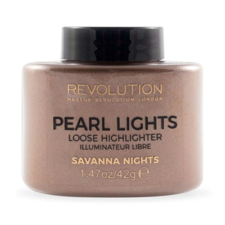 Makeup Revolution Pearl Lights Loose Highlighter - Savana nights i gruppen SKÖNHET & HÄLSA / Makeup / Basmakeup / Contour/Highlight hos TP E-commerce Nordic AB (A11981)