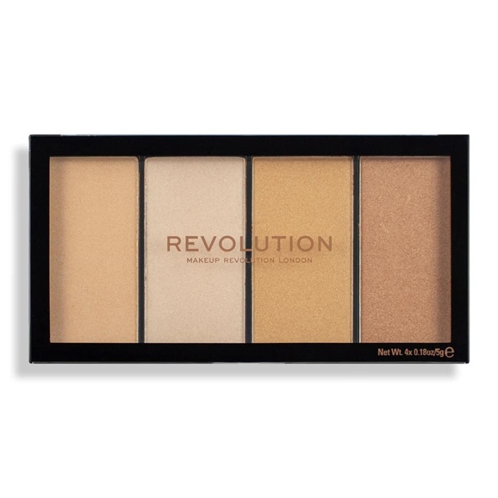 Makeup Revolution Re-Loaded Lustre Lights Warm i gruppen SKÖNHET & HÄLSA / Makeup / Basmakeup / Contour/Highlight hos TP E-commerce Nordic AB (A11995)