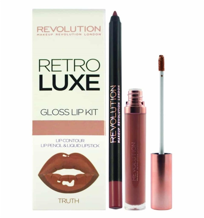 Makeup Revolution Retro Luxe Kits Gloss - Truth i gruppen SKÖNHET & HÄLSA / Makeup / Läppar / Läppenna hos TP E-commerce Nordic AB (A12007)