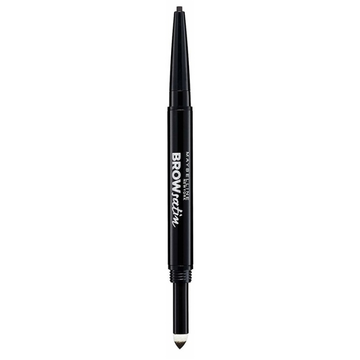 Maybelline Brow Satin Duo Pencil - Black Brown i gruppen SKÖNHET & HÄLSA / Makeup / Ögon & Ögonbryn / Ögonbrynspenna hos TP E-commerce Nordic AB (A12119)