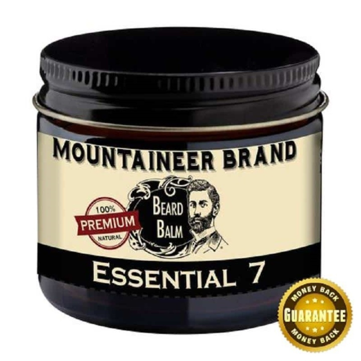 Mountaineer Brand Premium Essential 7 Beard Balm 60ml i gruppen SKÖNHET & HÄLSA / Hår & Styling / Skäggvård / Skäggolja hos TP E-commerce Nordic AB (A12301)