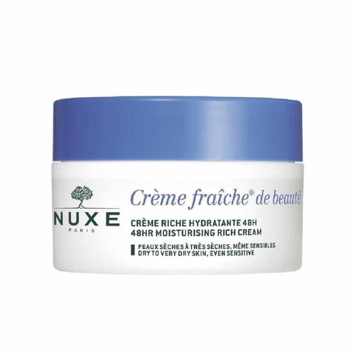 Nuxe Creme Fraiche 48H Moisturising Rich Cream 50ml i gruppen SKÖNHET & HÄLSA / Hudvård / Ansiktsvård / Dagkräm hos TP E-commerce Nordic AB (A12321)