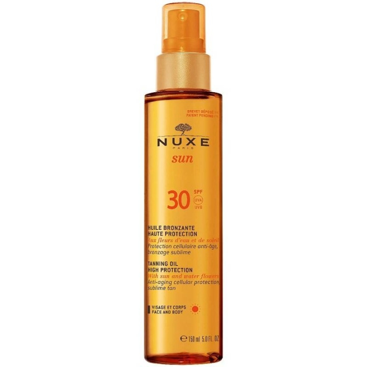 Nuxe Sun Tanning Oil High Protection, Solskyddsfaktor SPF30 150ml i gruppen SKÖNHET & HÄLSA / Hudvård / Solskydd & Tanning / Solskydd hos TP E-commerce Nordic AB (A12343)