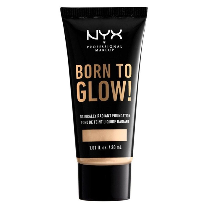 NYX Born To Glow Naturally Radiant Foundation 30ml - Pale i gruppen SKÖNHET & HÄLSA / Makeup / Basmakeup / Foundation hos TP E-commerce Nordic AB (A12356)