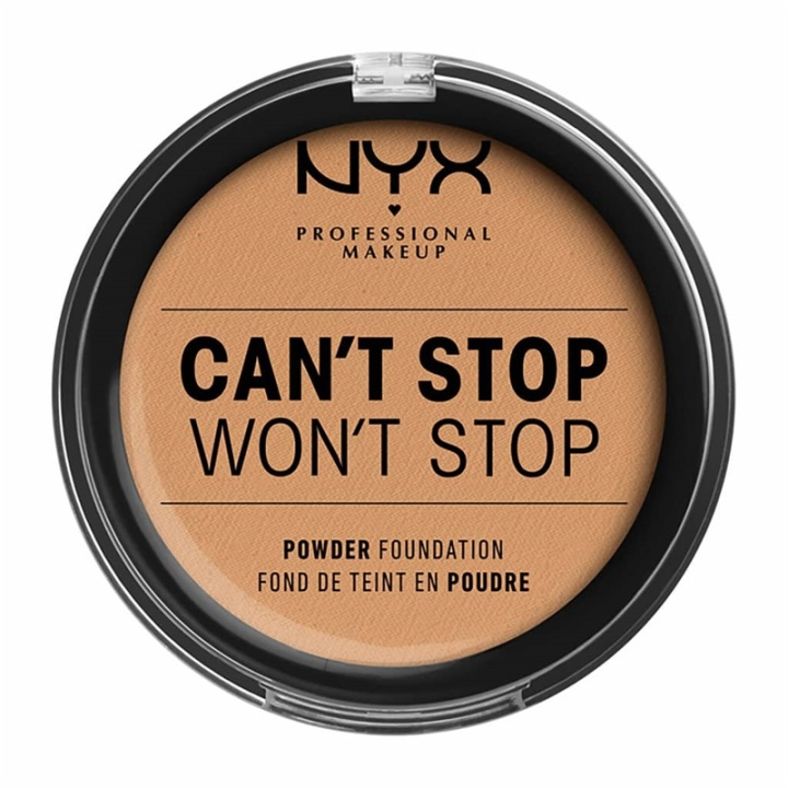 NYX PROF. MAKEUP Cant Stop Wont Stop Powder Foundation - Soft Beige i gruppen SKÖNHET & HÄLSA / Makeup / Basmakeup / Foundation hos TP E-commerce Nordic AB (A12359)