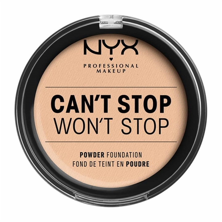 NYX PROF. MAKEUP Cant Stop Wont Stop Powder Foundation - Vanilla i gruppen SKÖNHET & HÄLSA / Makeup / Basmakeup / Foundation hos TP E-commerce Nordic AB (A12360)