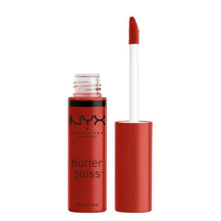 NYX PROF. MAKEUP Butter Lip Gloss - Apple Crisp i gruppen SKÖNHET & HÄLSA / Makeup / Läppar / Läppglans & Plumper hos TP E-commerce Nordic AB (A12389)