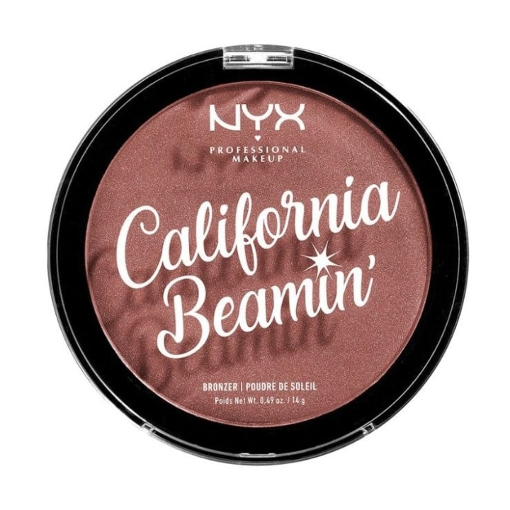 NYX PROF. MAKEUP California Beamin Face & Body Bronzer - Beach Bum i gruppen SKÖNHET & HÄLSA / Makeup / Makeup Ansikte / Rouge / Bronzer hos Teknikproffset Nordic AB (A12401)