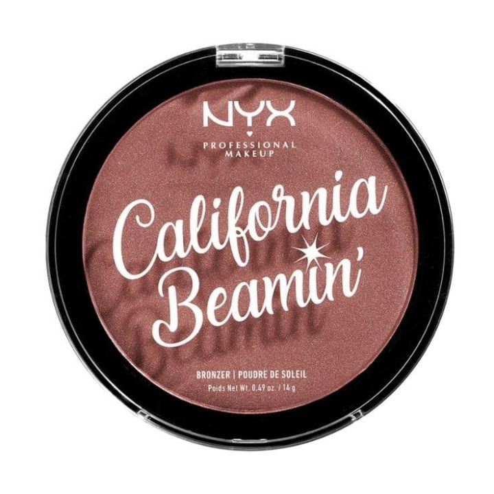 NYX PROF. MAKEUP California Beamin Face & Body Bronzer - Beach Bum i gruppen SKÖNHET & HÄLSA / Makeup / Basmakeup / Rouge / Bronzer hos TP E-commerce Nordic AB (A12401)