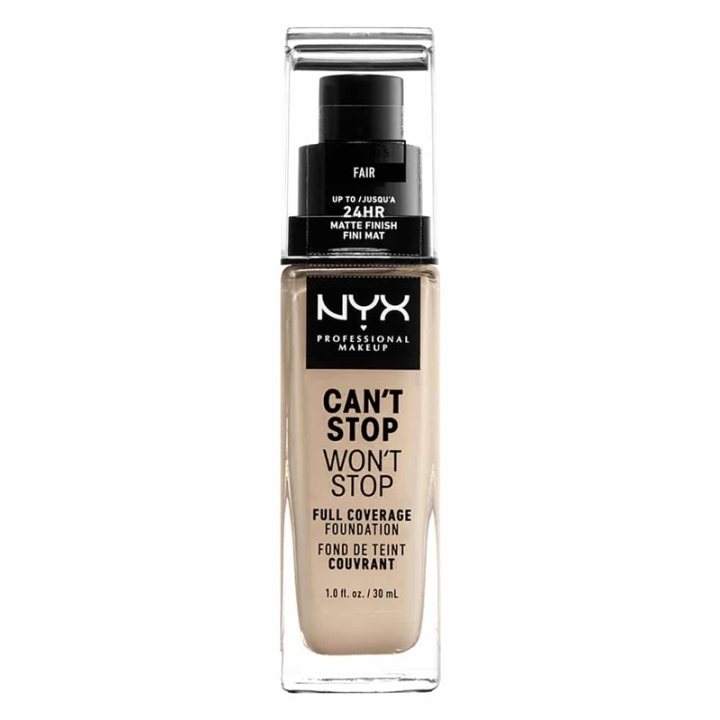 NYX PROF. MAKEUP Can\'t Stop Won\'t Stop Foundation - Fair i gruppen SKÖNHET & HÄLSA / Makeup / Basmakeup / Foundation hos TP E-commerce Nordic AB (A12413)