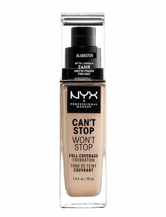 NYX PROF. MAKEUP Cant Stop Wont Stop Foundation - Alabaster i gruppen SKÖNHET & HÄLSA / Makeup / Basmakeup / Foundation hos TP E-commerce Nordic AB (A12418)