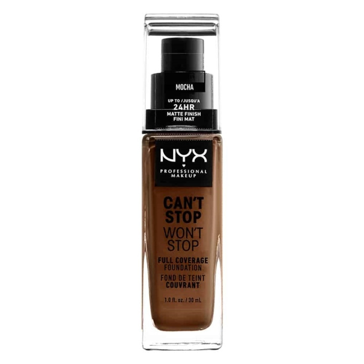 NYX PROF. MAKEUP Cant Stop Wont Stop Foundation - Mocha i gruppen SKÖNHET & HÄLSA / Makeup / Basmakeup / Foundation hos TP E-commerce Nordic AB (A12423)