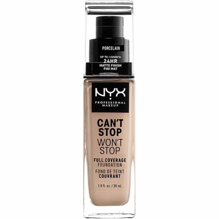 NYX PROF. MAKEUP Cant Stop Wont Stop Foundation - Porcelain i gruppen SKÖNHET & HÄLSA / Makeup / Basmakeup / Foundation hos TP E-commerce Nordic AB (A12425)