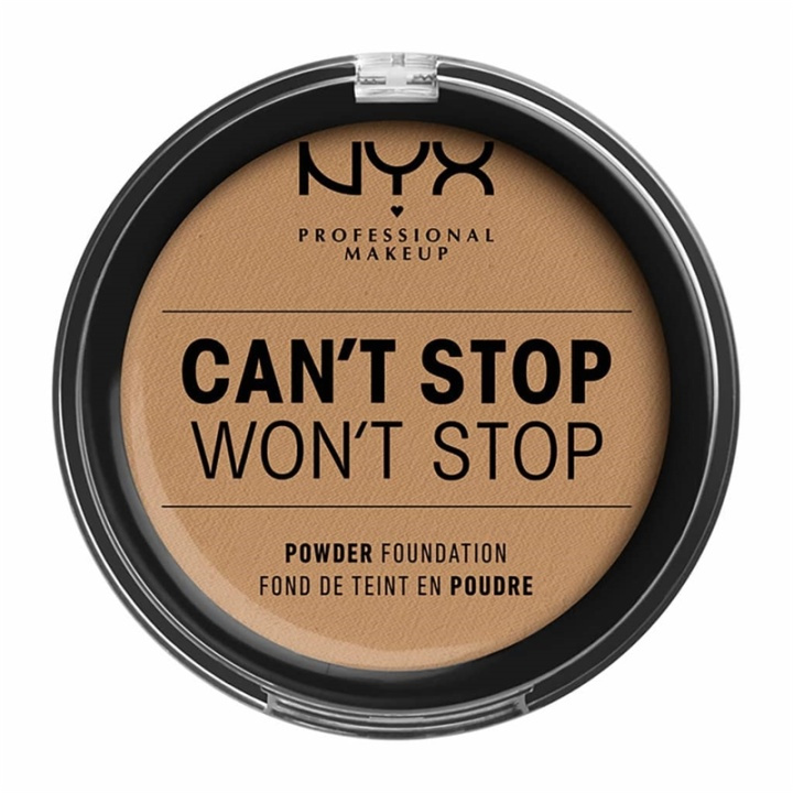 NYX PROF. MAKEUP Cant Stop Wont Stop Powder Foundation - Caramel i gruppen SKÖNHET & HÄLSA / Makeup / Basmakeup / Foundation hos TP E-commerce Nordic AB (A12432)