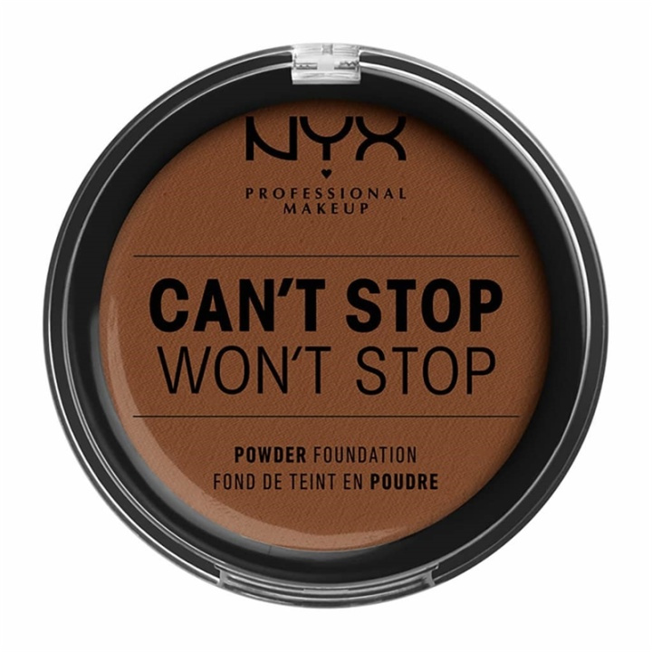 NYX PROF. MAKEUP Cant Stop Wont Stop Powder Foundation - Mocha i gruppen SKÖNHET & HÄLSA / Makeup / Basmakeup / Foundation hos TP E-commerce Nordic AB (A12434)