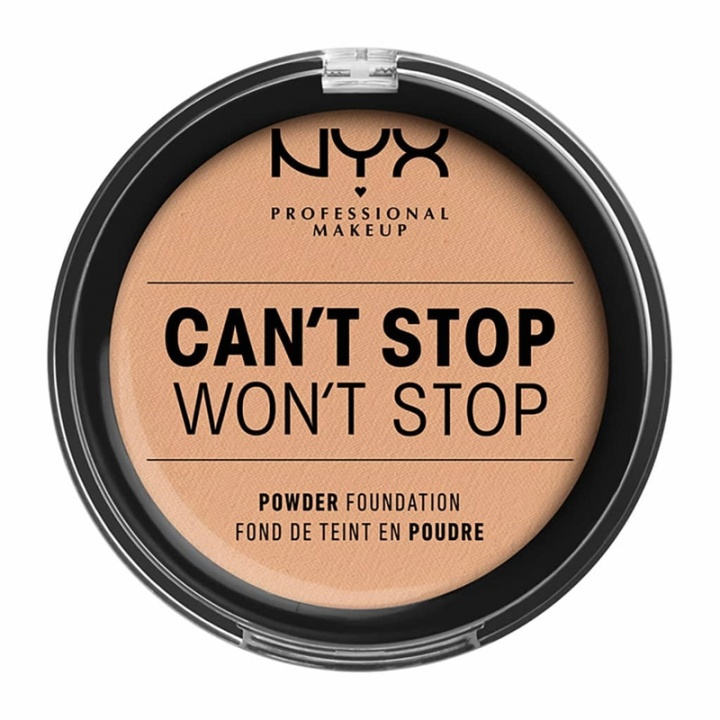 NYX PROF. MAKEUP Cant Stop Wont Stop Powder Foundation - Natural i gruppen SKÖNHET & HÄLSA / Makeup / Basmakeup / Foundation hos TP E-commerce Nordic AB (A12435)