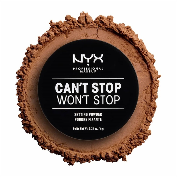 NYX PROF. MAKEUP Cant Stop Wont Stop Setting Powder - Medium/Deep i gruppen SKÖNHET & HÄLSA / Makeup / Basmakeup / Puder hos TP E-commerce Nordic AB (A12443)