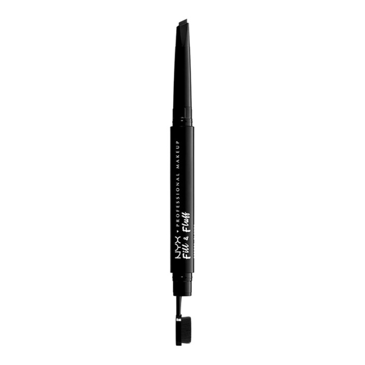 NYX PROF. MAKEUP Fill & Fluff Eyebrow Pomade Pencil - Black i gruppen SKÖNHET & HÄLSA / Makeup / Ögon & Ögonbryn / Ögonbrynspenna hos TP E-commerce Nordic AB (A12473)