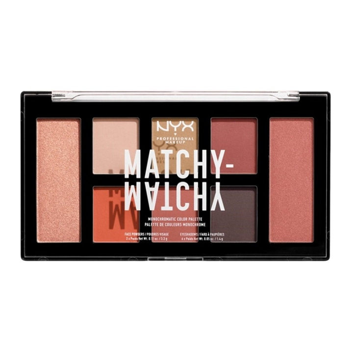 NYX PROF. MAKEUP Matchy Matchy Monochromatic Color Palette - Camel i gruppen SKÖNHET & HÄLSA / Makeup / Ögon & Ögonbryn / Ögonskuggor hos TP E-commerce Nordic AB (A12517)