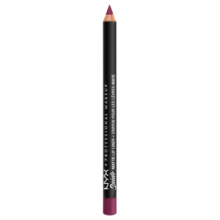 NYX PROF. MAKEUP Suede Matte Lipliner - Girl, Bye i gruppen SKÖNHET & HÄLSA / Makeup / Läppar / Läppenna hos TP E-commerce Nordic AB (A12564)