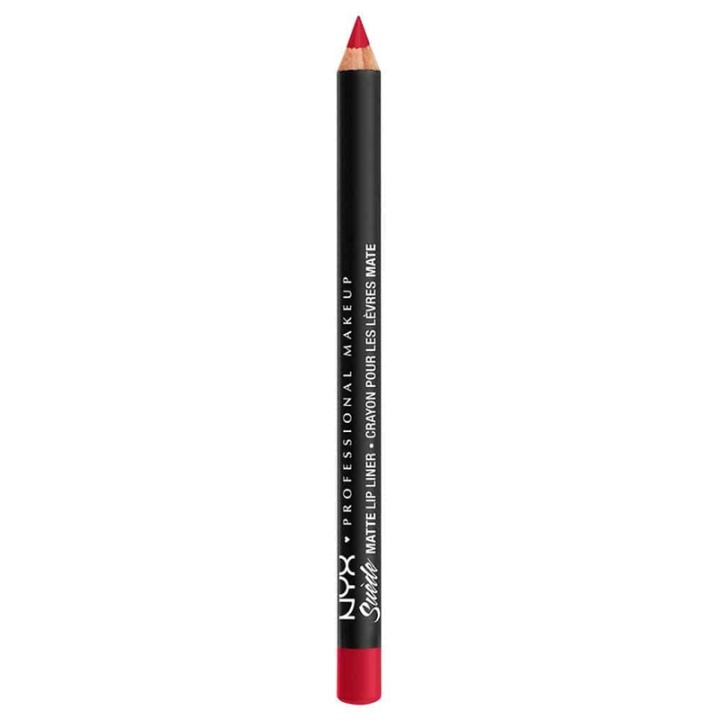 NYX PROF. MAKEUP Suede Matte Lipliner - Spicy i gruppen SKÖNHET & HÄLSA / Makeup / Läppar / Läppenna hos TP E-commerce Nordic AB (A12566)