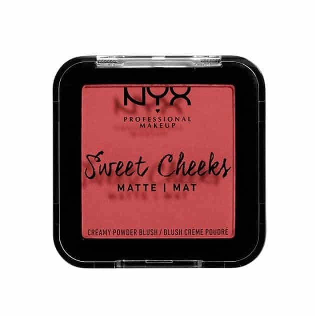 NYX PROF. MAKEUP Sweet Cheeks Creamy Matte Powder Blush - Citrine Rose i gruppen SKÖNHET & HÄLSA / Makeup / Basmakeup / Rouge / Bronzer hos TP E-commerce Nordic AB (A12577)