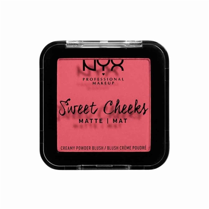 NYX PROF. MAKEUP Sweet Cheeks Creamy Matte Powder Blush - Day Dream i gruppen SKÖNHET & HÄLSA / Makeup / Basmakeup / Rouge / Bronzer hos TP E-commerce Nordic AB (A12578)