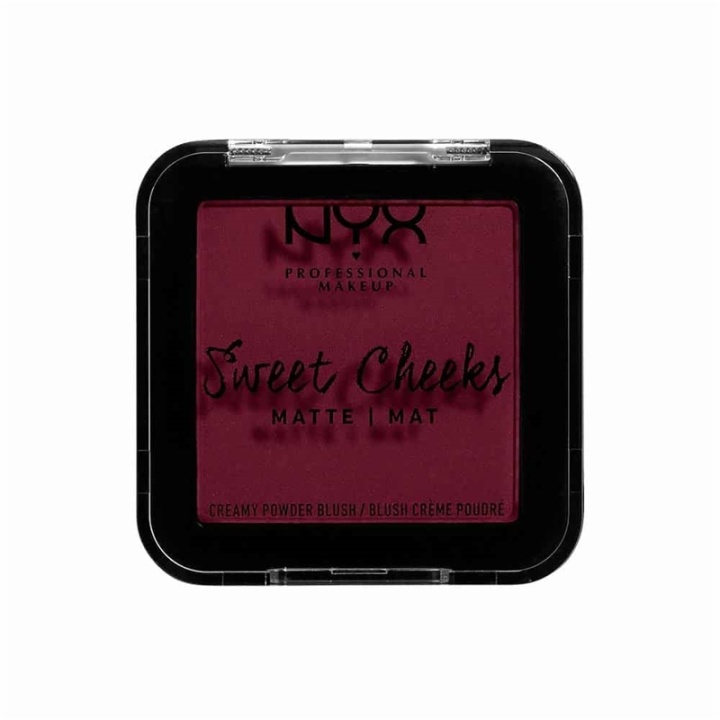 NYX PROF. MAKEUP Sweet Cheeks Creamy Matte Powder Blush - Red Riot i gruppen SKÖNHET & HÄLSA / Makeup / Basmakeup / Rouge / Bronzer hos TP E-commerce Nordic AB (A12580)