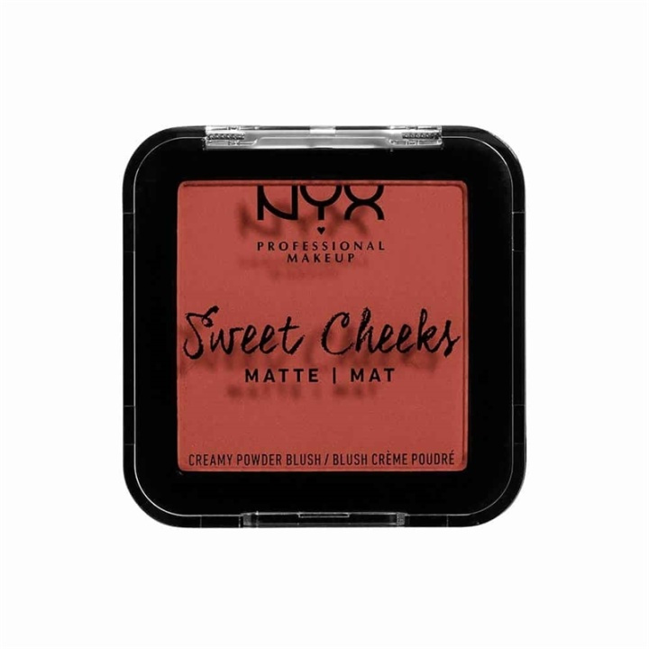 NYX PROF. MAKEUP Sweet Cheeks Creamy Matte Powder Blush - Summer Breeze i gruppen SKÖNHET & HÄLSA / Makeup / Basmakeup / Rouge / Bronzer hos TP E-commerce Nordic AB (A12585)