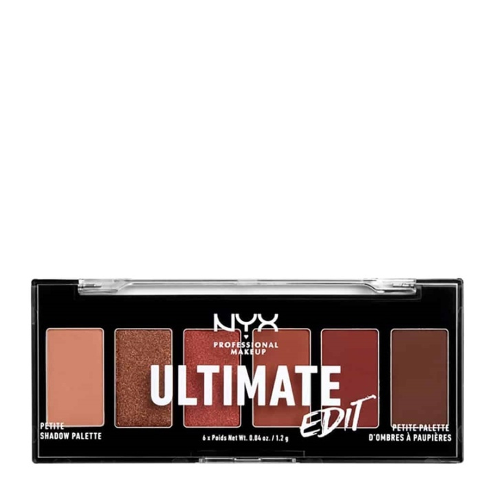 NYX PROF. MAKEUP Ultimate Shadow Palette Petit Edition - Warm Neutrals i gruppen SKÖNHET & HÄLSA / Makeup / Ögon & Ögonbryn / Ögonskuggor hos TP E-commerce Nordic AB (A12597)